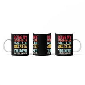 Father In Law Gift Coffee Mug Retro Funny Being My Father-in-law TB10 Print Your Wear