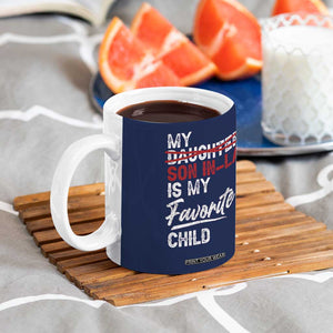 My Son In Law Is My Favorite Child Coffee Mug Funny Gift For Mother-in-Law Father-in-Law USA Flag TB10 Print Your Wear