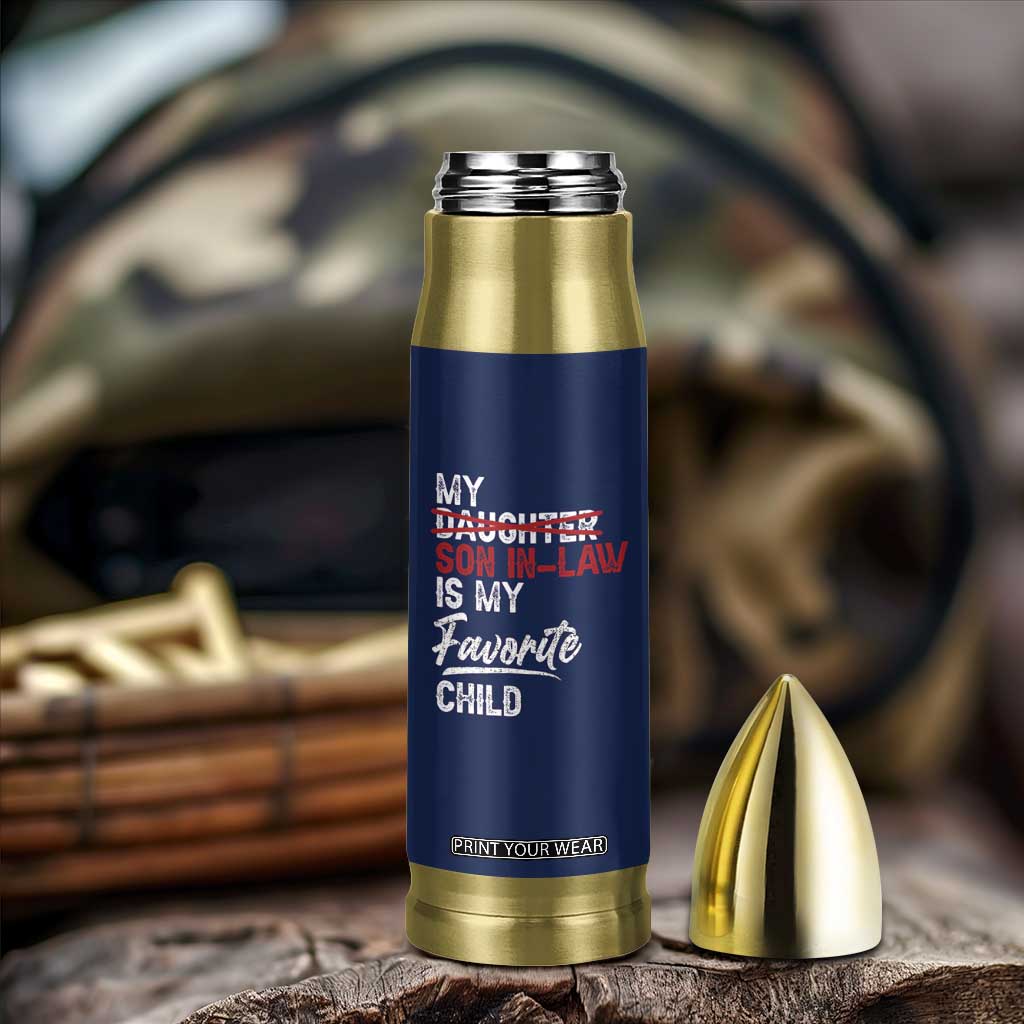 My Son In Law Is My Favorite Child Bullet Tumbler Funny Gift For Mother-in-Law Father-in-Law USA Flag TB10 Print Your Wear