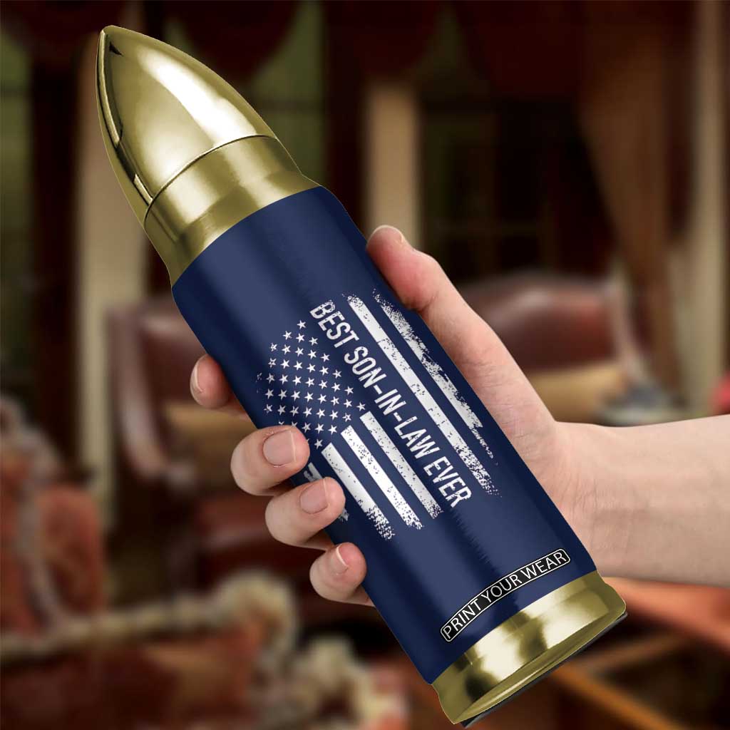 My Son In Law Is My Favorite Child Bullet Tumbler Funny Gift For Mother-in-Law Father-in-Law USA Flag TB10 Print Your Wear