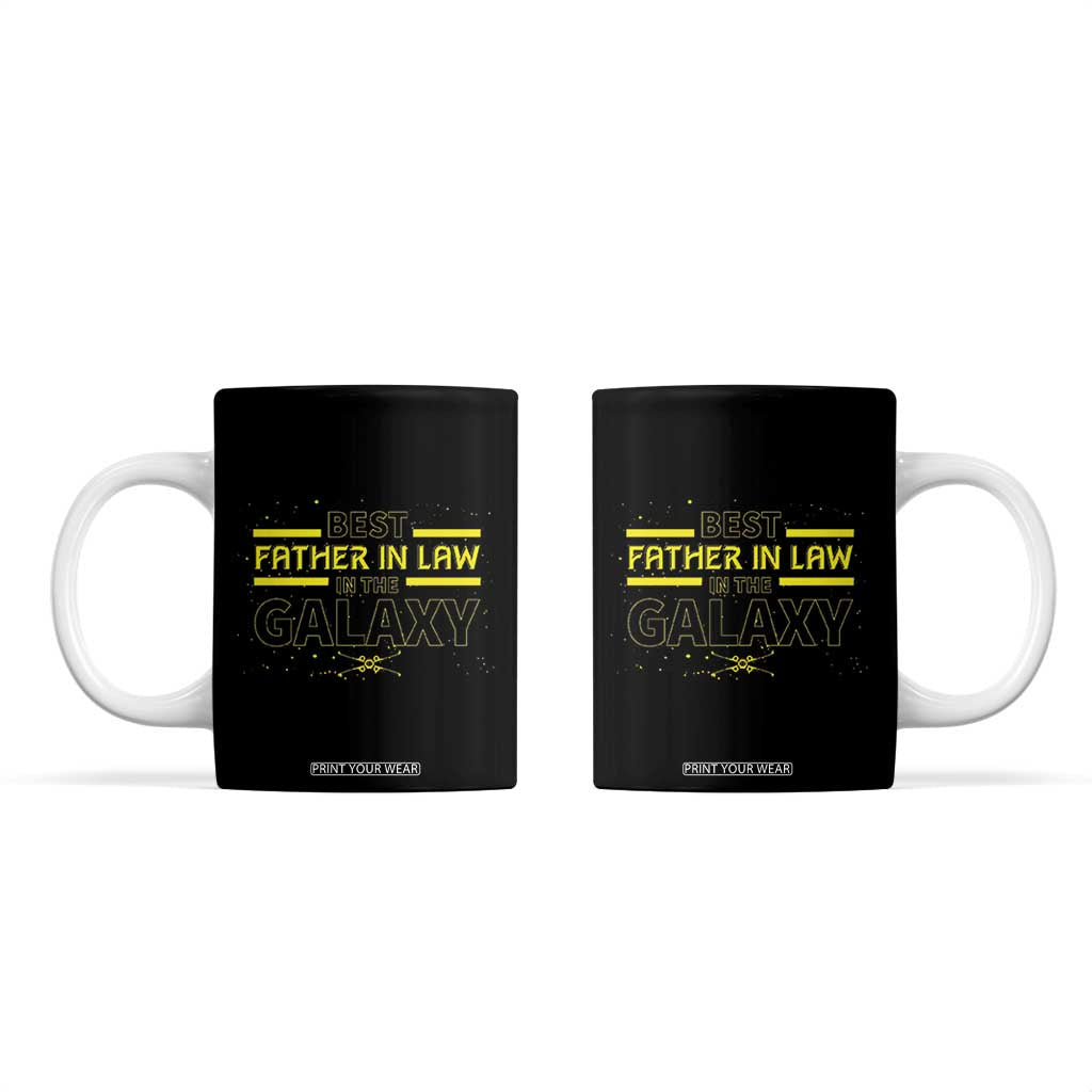 Best Father In Law Gifts Coffee Mug Funny Father-in-law Fathers Day TB10 Black Print Your Wear