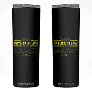 Best Father In Law Gifts Skinny Tumbler Funny Father-in-law Fathers Day TB10 Black Print Your Wear