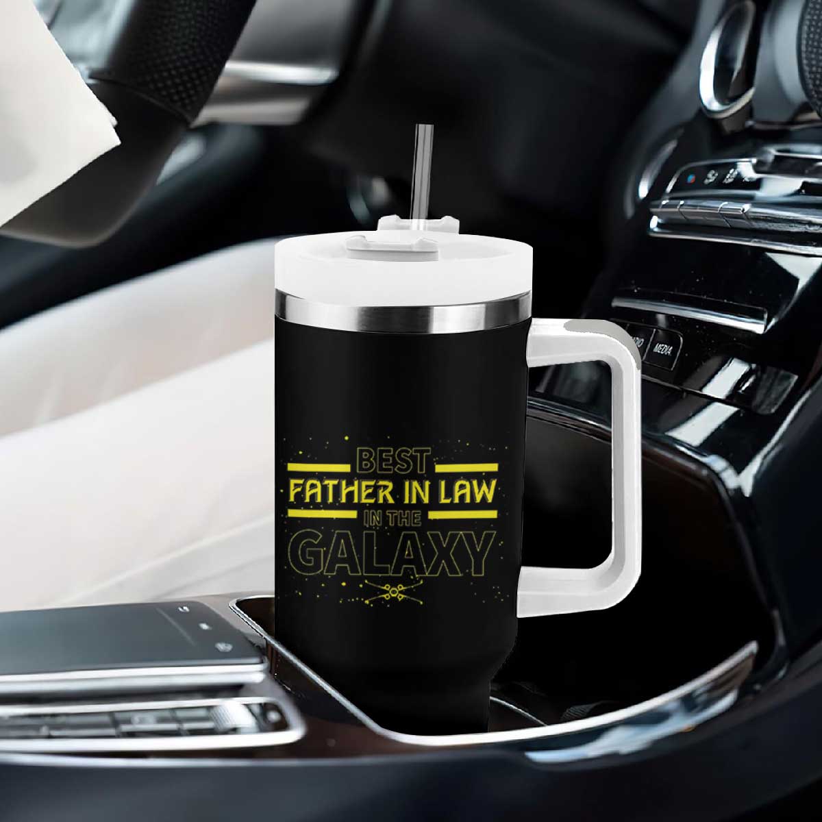 Best Father In Law Gifts Tumbler With Handle Funny Father-in-law Fathers Day TB10 Print Your Wear