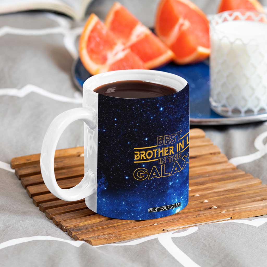 Best Brother In Law Gifts Coffee Mug Christmas Birthday Fathers Day Gift From Sister Galaxy TB10 Print Your Wear