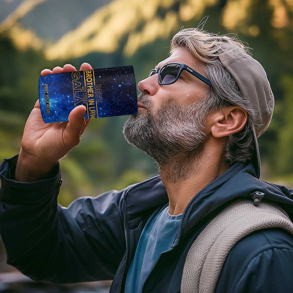 Best Brother In Law Gifts 4 in 1 Can Cooler Tumbler Christmas Birthday Fathers Day Gift From Sister Galaxy TB10 Print Your Wear