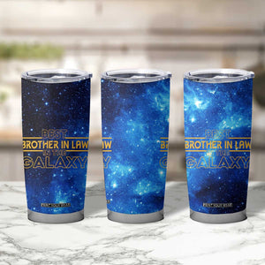 Best Brother In Law Gifts Tumbler Cup Christmas Birthday Fathers Day Gift From Sister Galaxy TB10 Print Your Wear