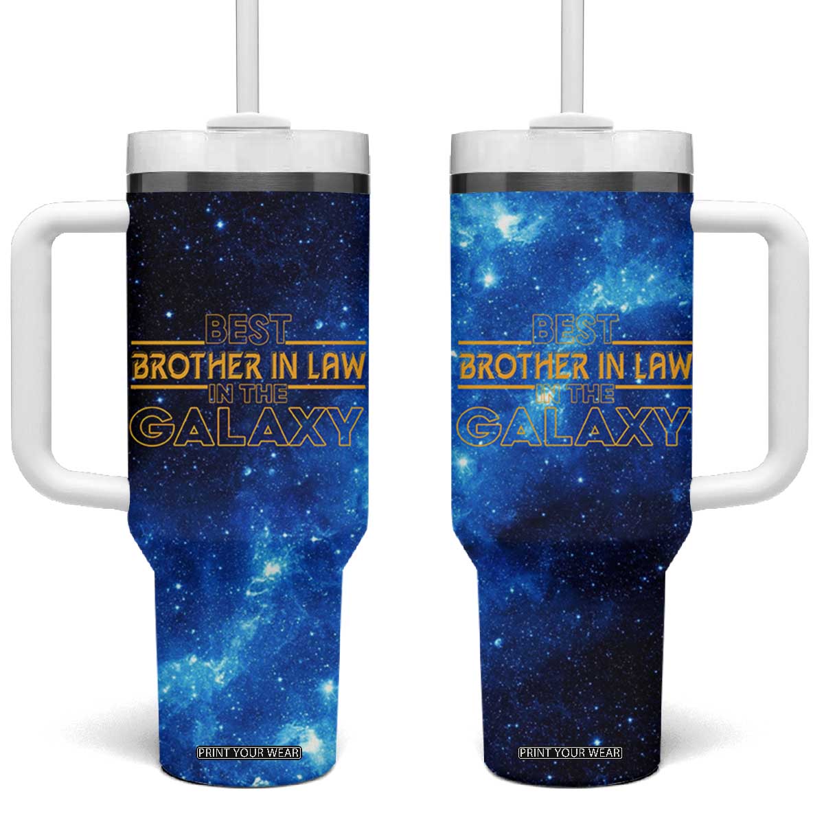 Best Brother In Law Gifts Tumbler With Handle Christmas Birthday Fathers Day Gift From Sister Galaxy TB10 One Size: 40 oz Galaxy Print Your Wear