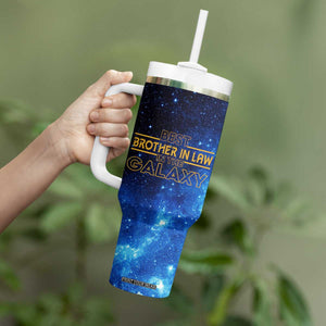 Best Brother In Law Gifts Tumbler With Handle Christmas Birthday Fathers Day Gift From Sister Galaxy TB10 Print Your Wear