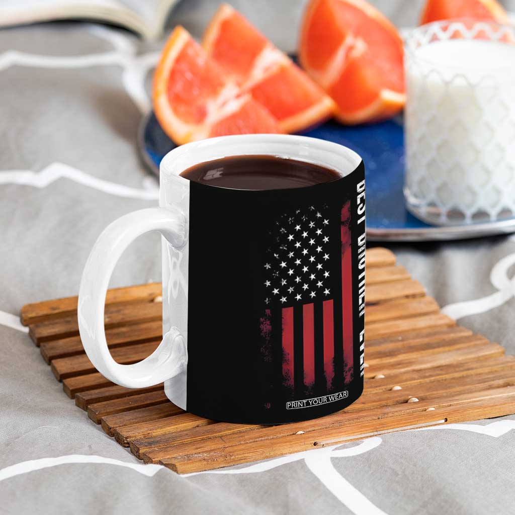 Best Brother Ever Coffee Mug Retro US Flag Gifts From Sisters Siblings TB10 Print Your Wear