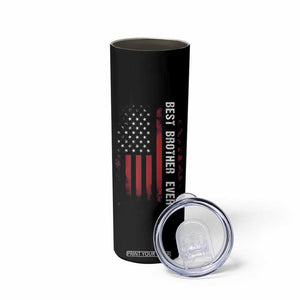 Best Brother Ever Skinny Tumbler Retro US Flag Gifts From Sisters Siblings TB10 Print Your Wear