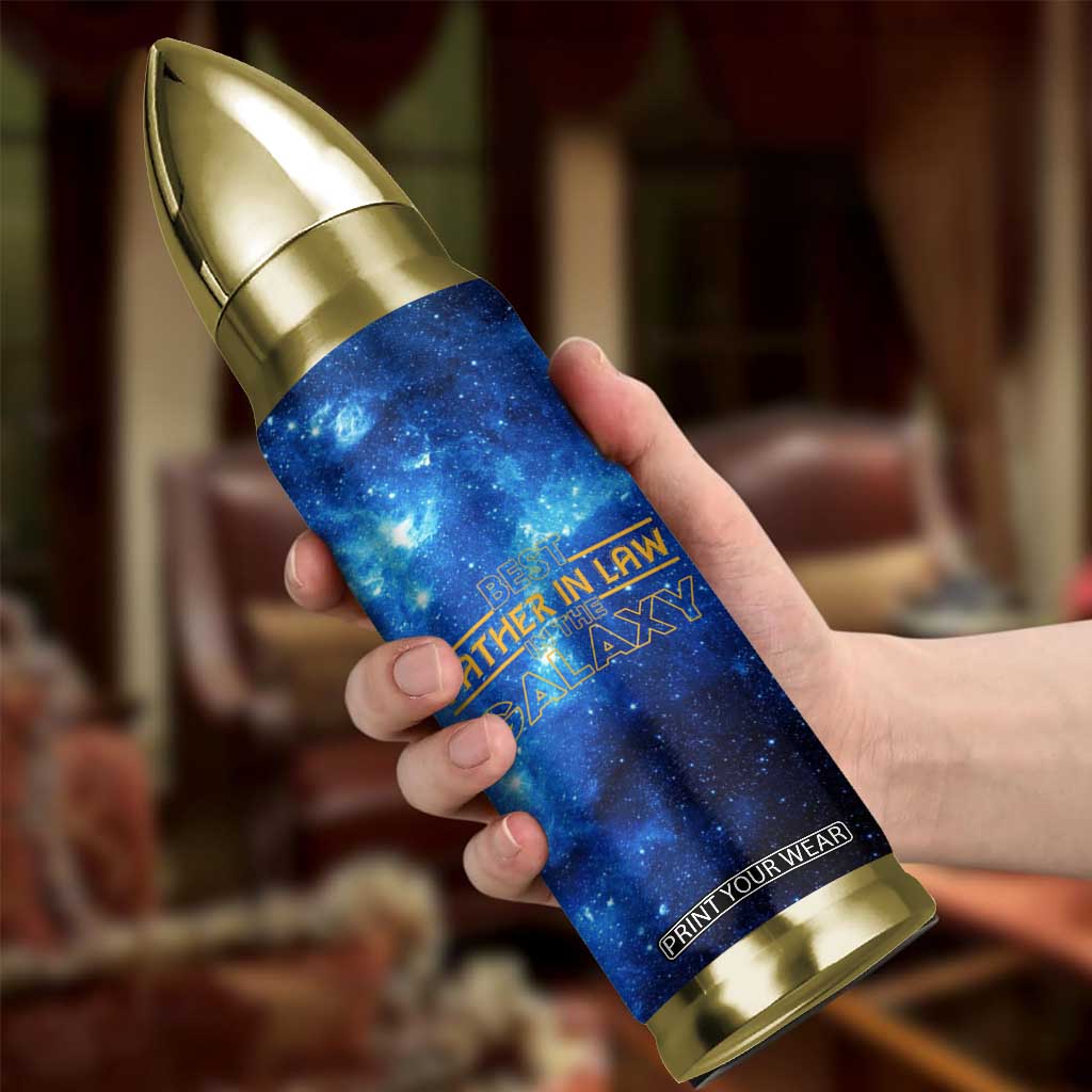 Father-In-Law Gifts Bullet Tumbler Best Father In Law In The Galaxy TB10 Print Your Wear