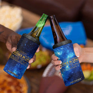 Father-In-Law Gifts 4 in 1 Can Cooler Tumbler Best Father In Law In The Galaxy TB10 Print Your Wear