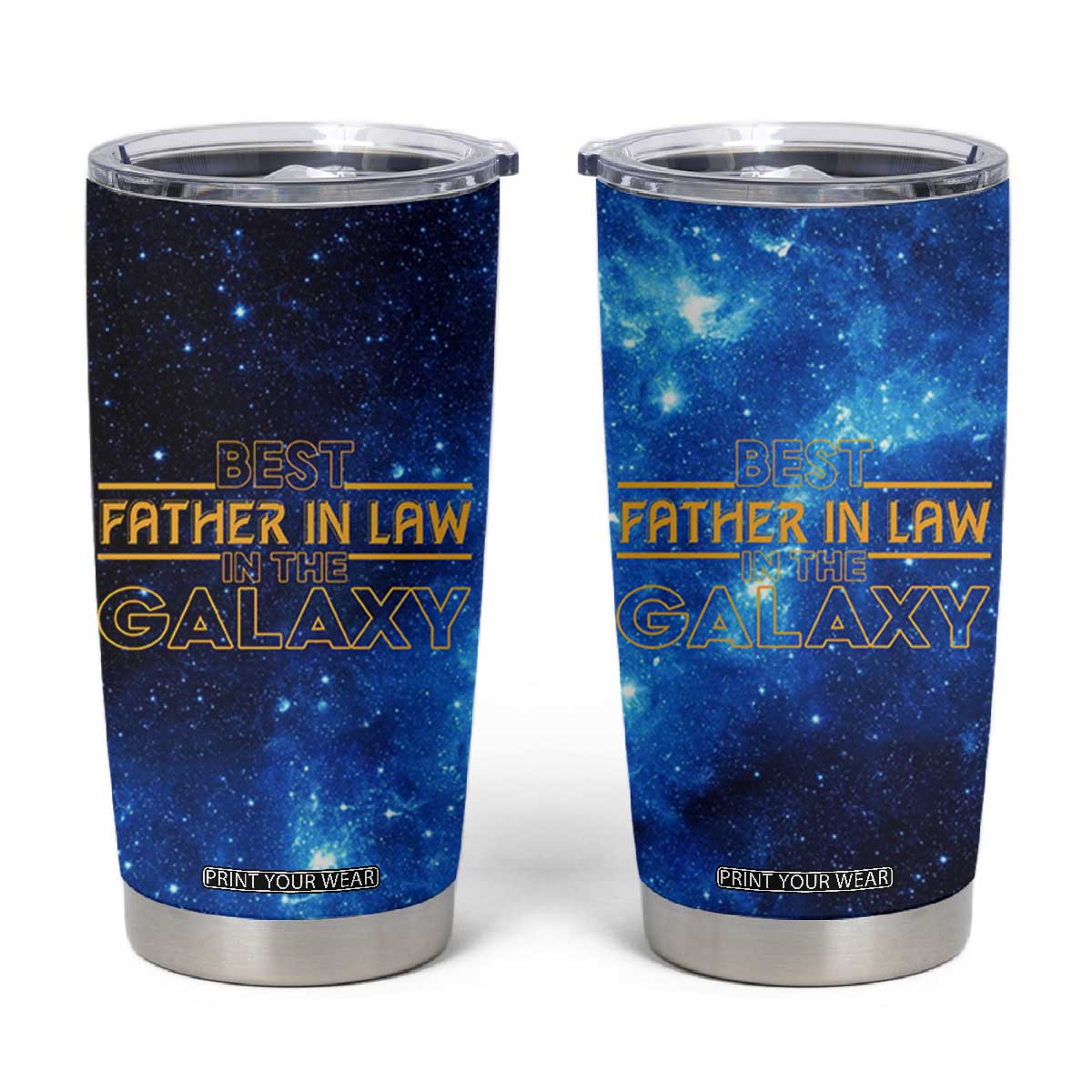 Father-In-Law Gifts Tumbler Cup Best Father In Law In The Galaxy TB10 Galaxy Print Your Wear