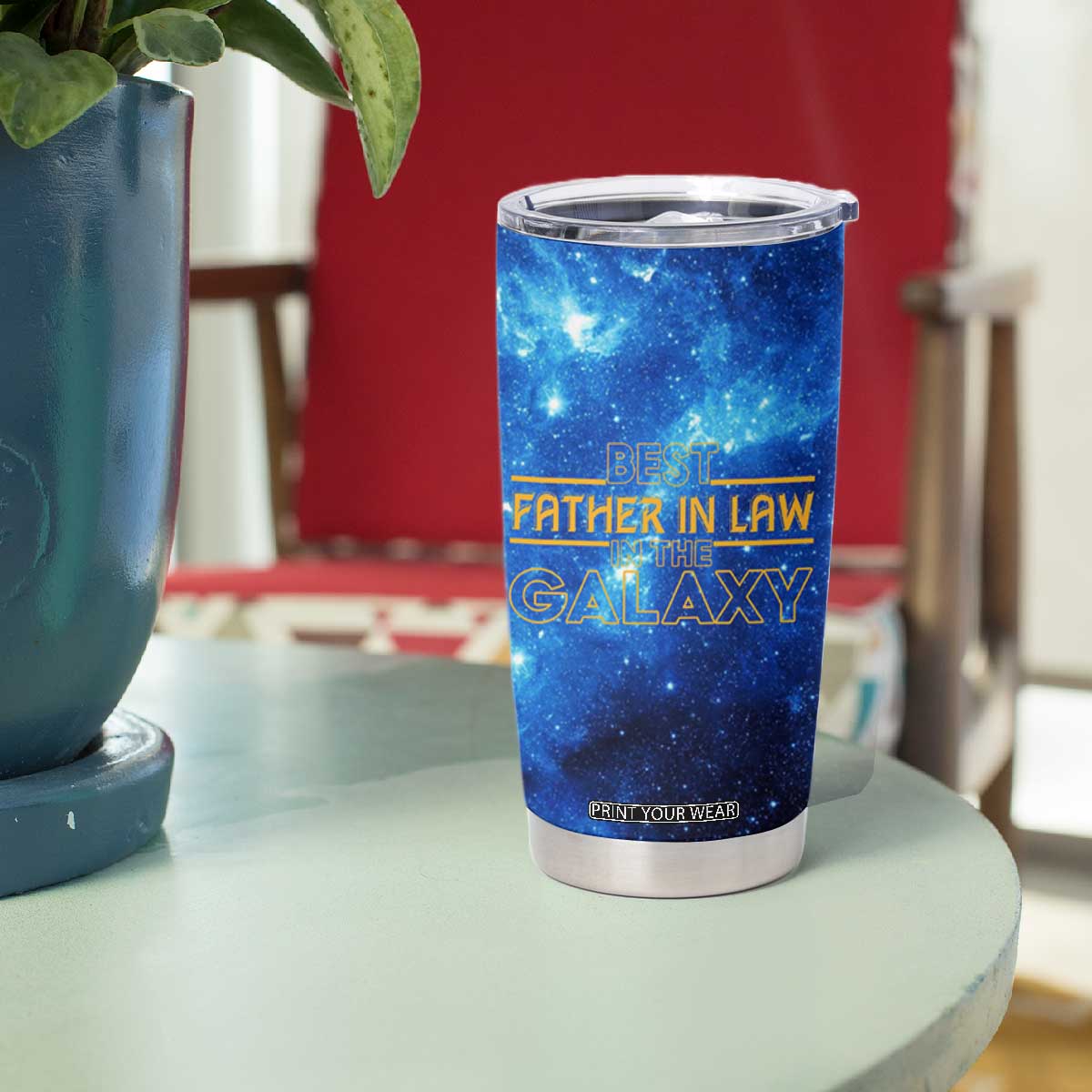 Father-In-Law Gifts Tumbler Cup Best Father In Law In The Galaxy TB10 Print Your Wear