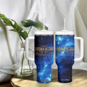 Father-In-Law Gifts Tumbler With Handle Best Father In Law In The Galaxy TB10 Print Your Wear