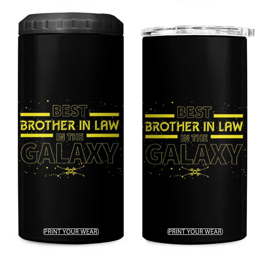 Best Brother In Law Gifts 4 in 1 Can Cooler Tumbler Christmas Birthday Fathers Day Gift From Sister TB10 One Size: 16 oz Black Print Your Wear