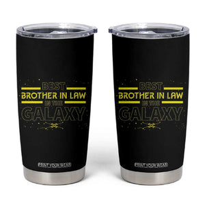 Best Brother In Law Gifts Tumbler Cup Christmas Birthday Fathers Day Gift From Sister TB10 Black Print Your Wear