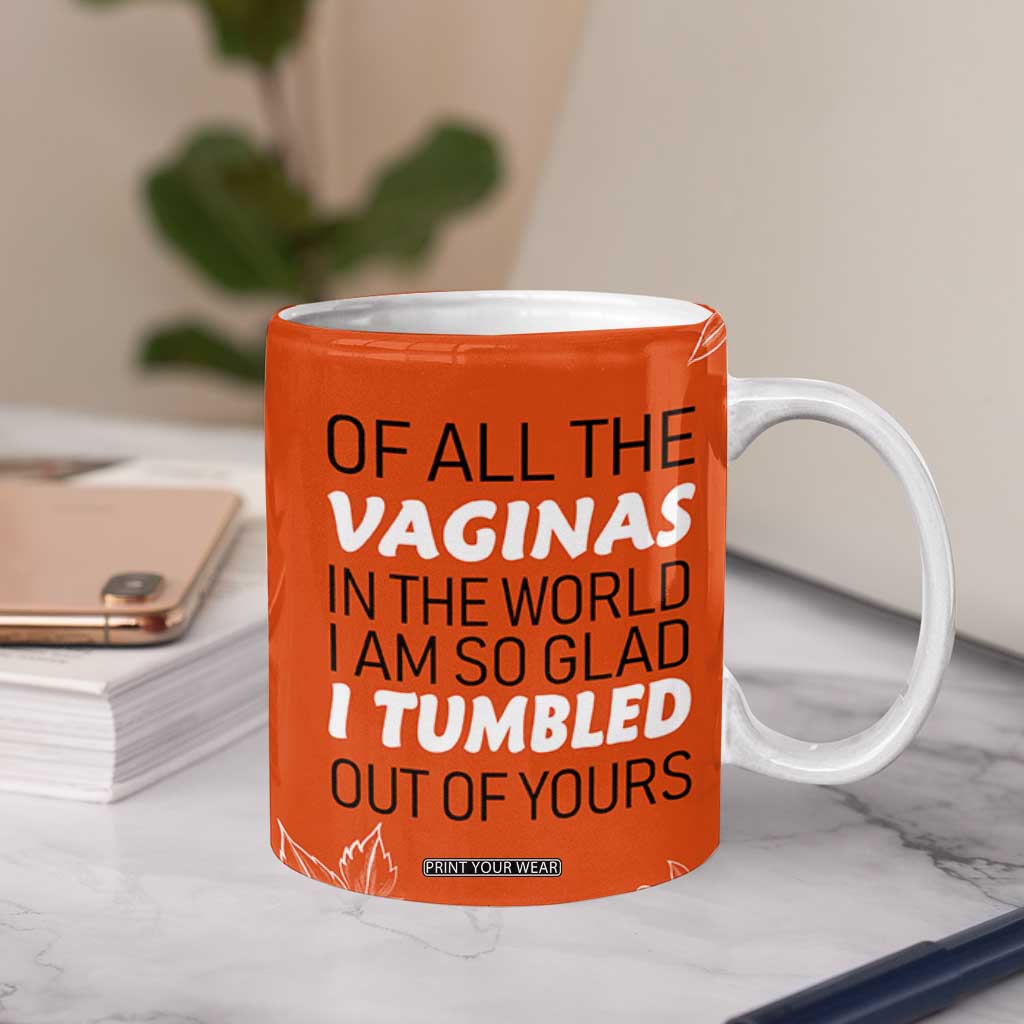 Funny Mom Gifts From Kids Coffee Mug Mothers Day Gag Gift Flower TB10 Print Your Wear