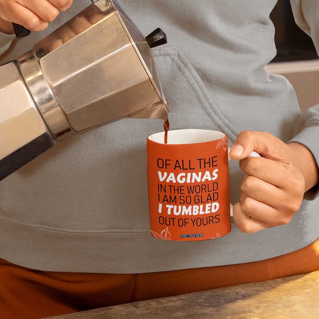 Funny Mom Gifts From Kids Coffee Mug Mothers Day Gag Gift Flower TB10 Print Your Wear