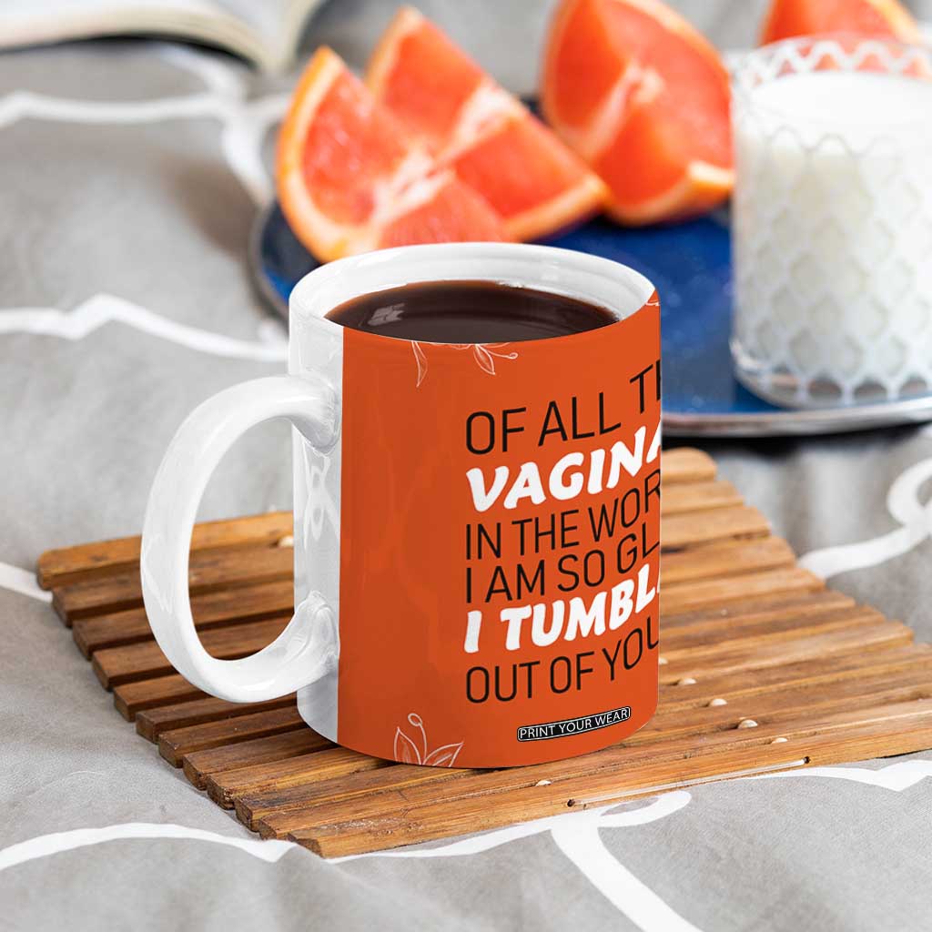 Funny Mom Gifts From Kids Coffee Mug Mothers Day Gag Gift Flower TB10 Print Your Wear
