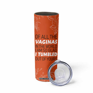 Funny Mom Gifts From Kids Skinny Tumbler Mothers Day Gag Gift Flower TB10 Print Your Wear