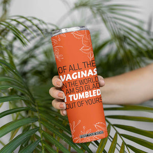 Funny Mom Gifts From Kids Skinny Tumbler Mothers Day Gag Gift Flower TB10 Print Your Wear