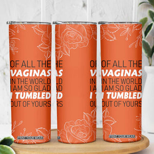 Funny Mom Gifts From Kids Skinny Tumbler Mothers Day Gag Gift Flower TB10 Print Your Wear