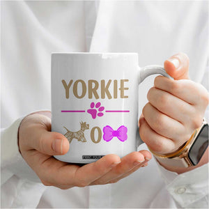 Yorkie Mom Coffee Mug Yorkshire Terrier Gifts For Dog Mom Fur Mama Presents TB10 Print Your Wear