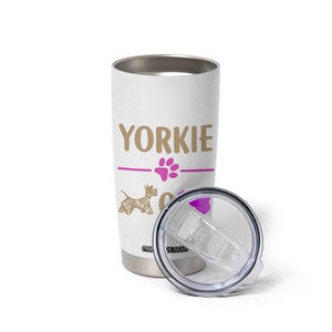 Yorkie Mom Tumbler Cup Yorkshire Terrier Gifts For Dog Mom Fur Mama Presents TB10 Print Your Wear