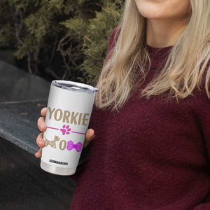 Yorkie Mom Tumbler Cup Yorkshire Terrier Gifts For Dog Mom Fur Mama Presents TB10 Print Your Wear