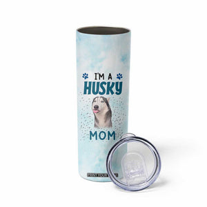 Funny Husky Mom Skinny Tumbler Funny Dog Owner Gift Siberian Husky This Is How I Roll TB10 Print Your Wear