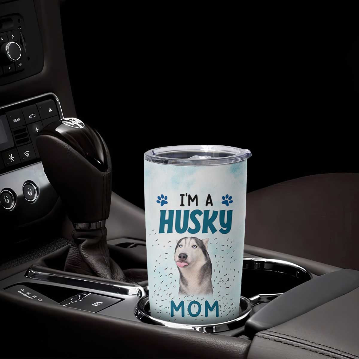 Funny Husky Mom Tumbler Cup Funny Dog Owner Gift Siberian Husky This Is How I Roll TB10 Print Your Wear