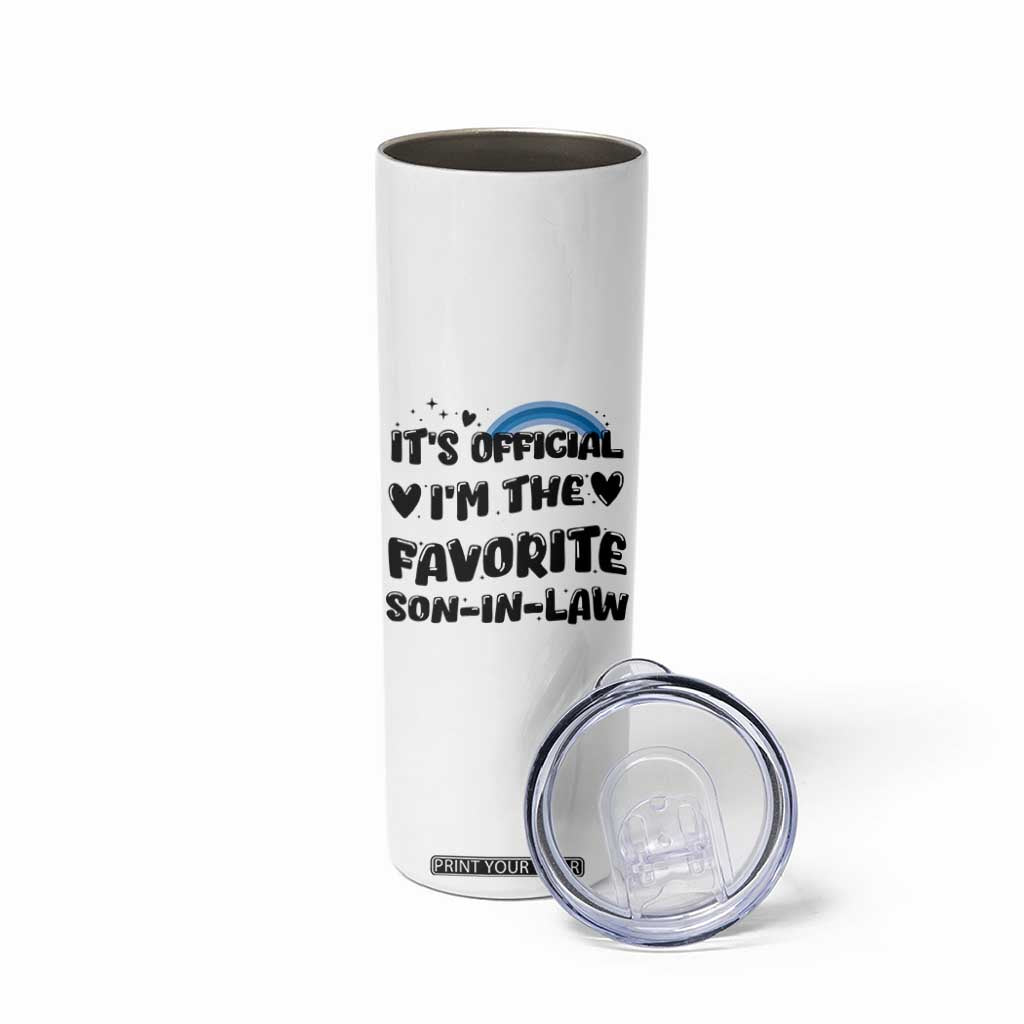 Son In Law Gifts Skinny Tumbler Its Official Im The Favorite SIL Wedding Gift From MIL TB10 Print Your Wear