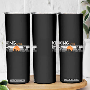 King Of The Camper Skinny Tumbler Outdoor Camping Mountain Nature Hiking Camp Lover Gift TB10 Print Your Wear