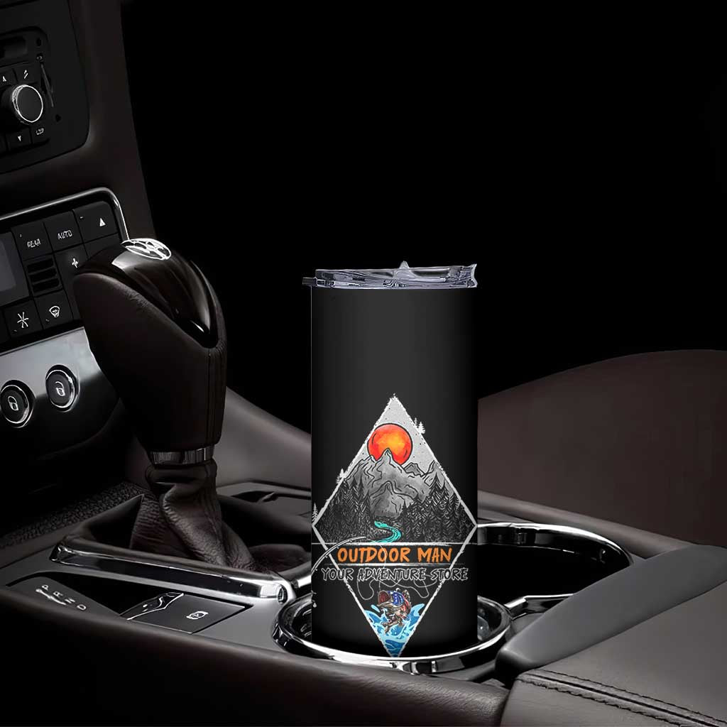 Outdoor Man Skinny Tumbler Fishing Camping Mountain Nature Hiking Camp Lover Gift TB10 Print Your Wear
