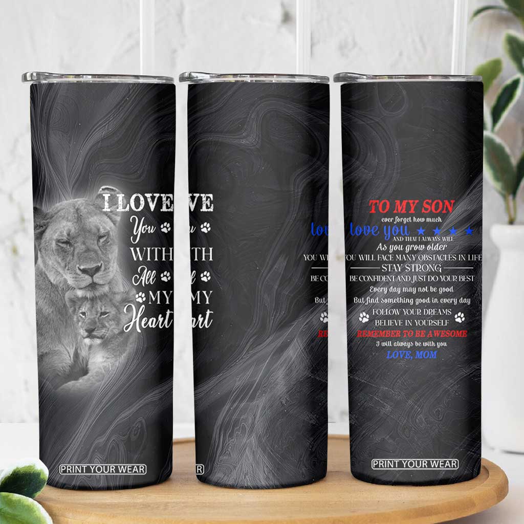 Son Gifts Skinny Tumbler From Mom Christmas Birthday Graduation Gift TB10 Print Your Wear