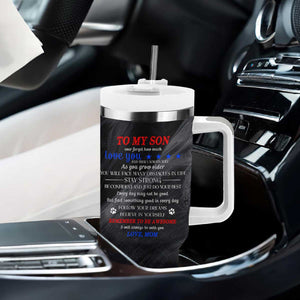 Son Gifts Tumbler With Handle From Mom Christmas Birthday Graduation Gift TB10 Print Your Wear