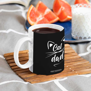 Cat Dad Gift Coffee Mug Cat Lover Fathers Day TB10 Print Your Wear