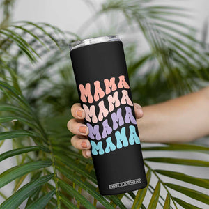 Groovy Mama Skinny Tumbler Gift For Mothers Day Christmas New Mom TB10 Print Your Wear