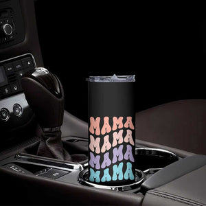 Groovy Mama Skinny Tumbler Gift For Mothers Day Christmas New Mom TB10 Print Your Wear
