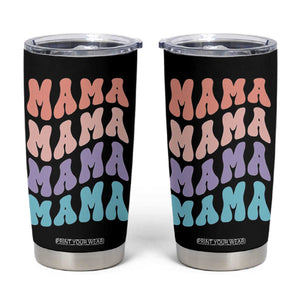 Groovy Mama Tumbler Cup Gift For Mothers Day Christmas New Mom TB10 Black Print Your Wear