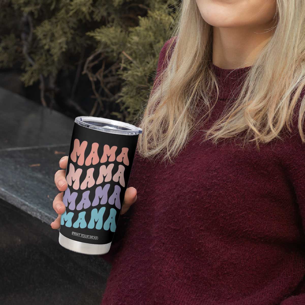 Groovy Mama Tumbler Cup Gift For Mothers Day Christmas New Mom TB10 Print Your Wear