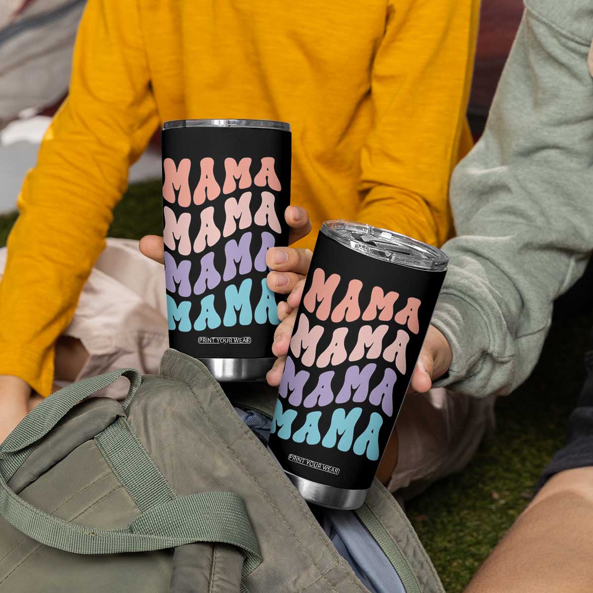 Groovy Mama Tumbler Cup Gift For Mothers Day Christmas New Mom TB10 Print Your Wear