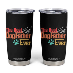 Best Dog Dad Ever Tumbler Cup Vintage Gifts for Dog Dad Fathers Day Gift TB10 Black Print Your Wear