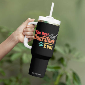 Best Dog Dad Ever Tumbler With Handle Vintage Gifts for Dog Dad Fathers Day Gift TB10 Print Your Wear