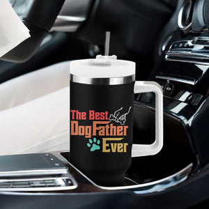 Best Dog Dad Ever Tumbler With Handle Vintage Gifts for Dog Dad Fathers Day Gift TB10 Print Your Wear