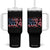 Harris Madam President Tumbler With Handle Kamala 2024 TB10 One Size: 40 oz Black Print Your Wear