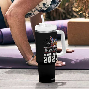 Trump Vance 2024 Tumbler With Handle For President VP USA Election Patriotic US Eagle TB10 Print Your Wear
