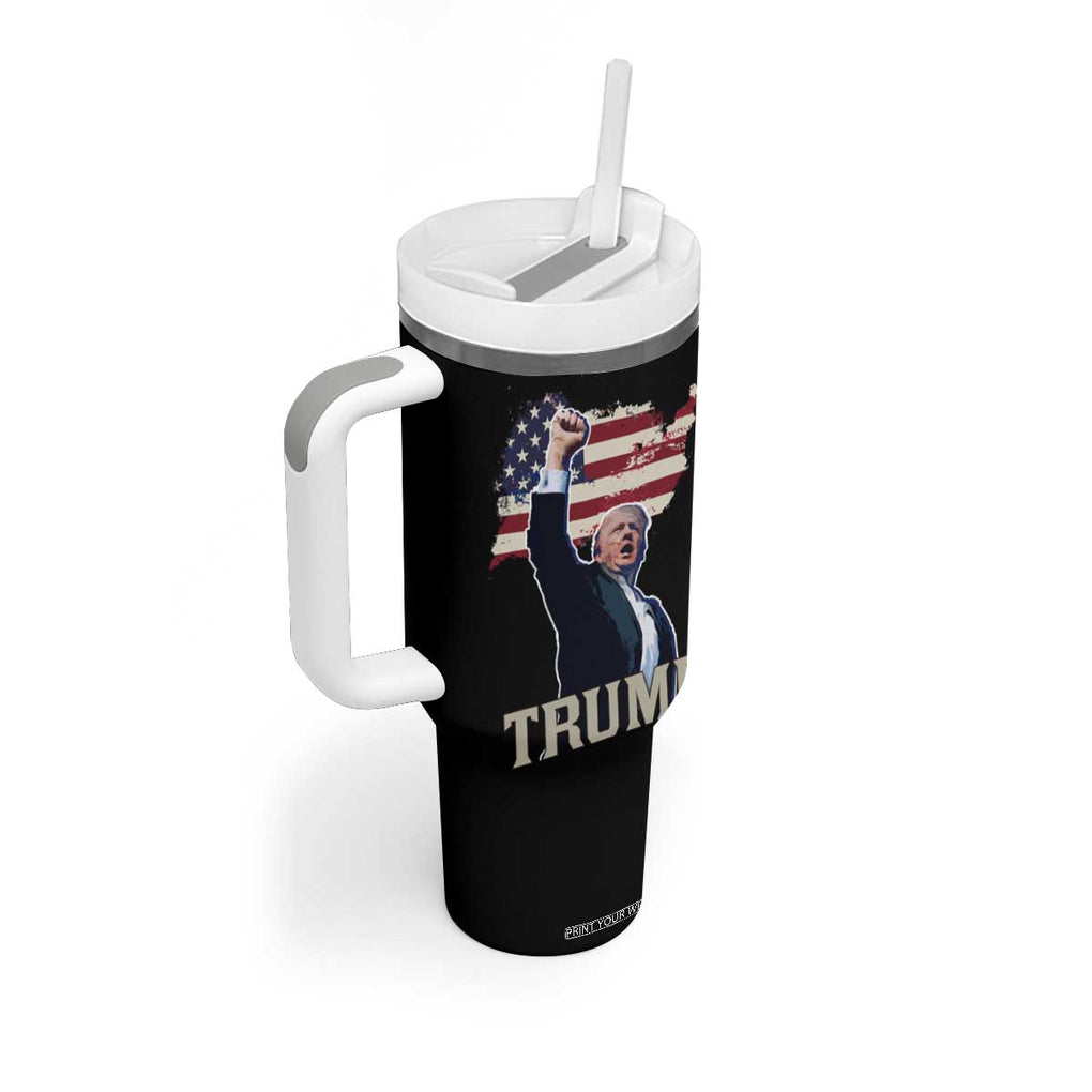 Trump Vance 2024 Tumbler With Handle For President VP USA Election Patriotic US Flag Eagle TB10 Print Your Wear