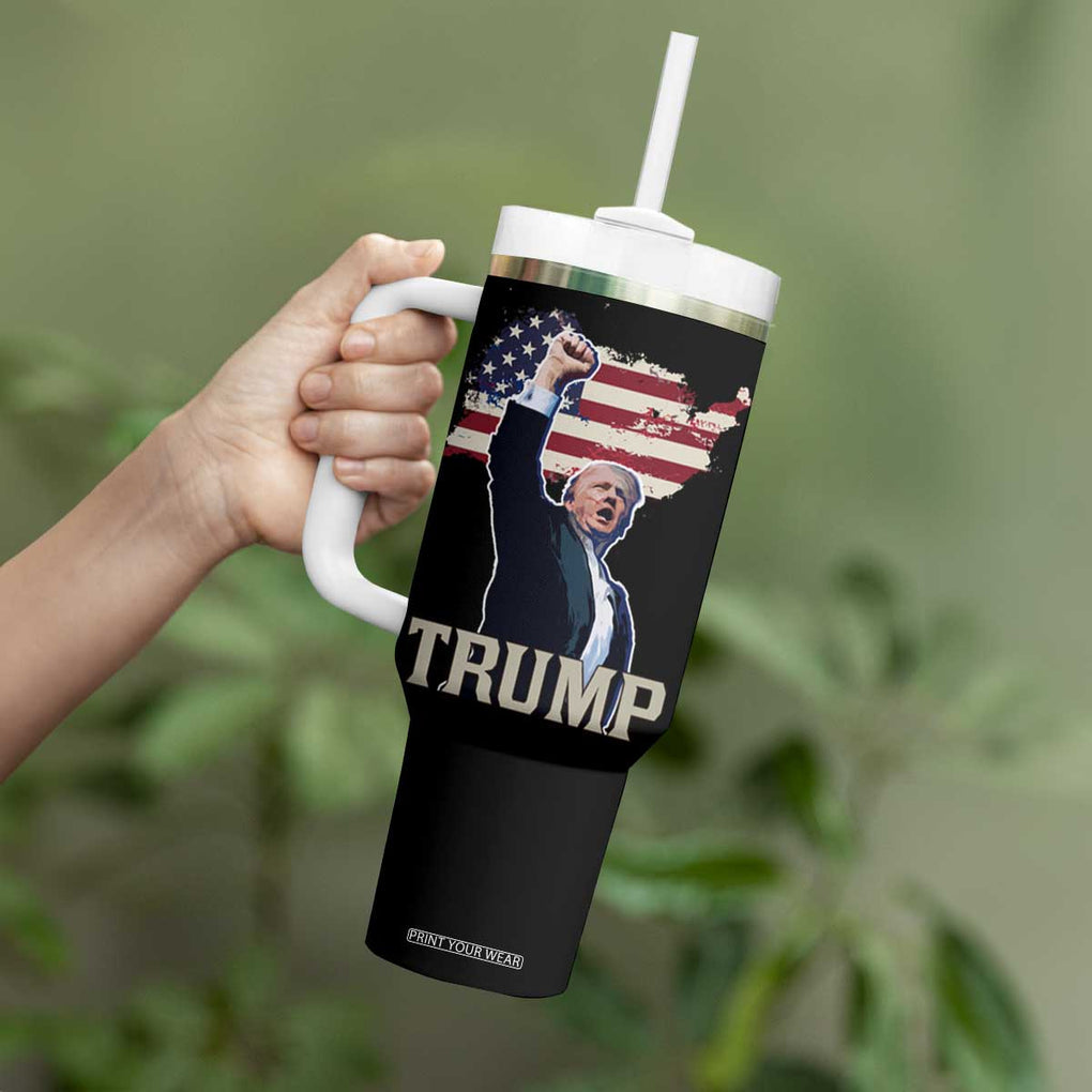 Trump Vance 2024 Tumbler With Handle For President VP USA Election Patriotic US Flag Eagle TB10 Print Your Wear